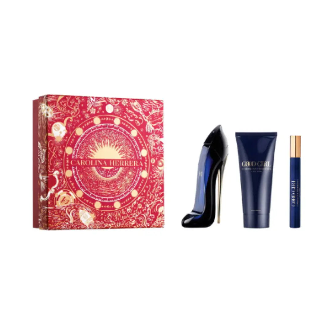 Carolina Herrera Good Girl EDP 80ml + BL 100ml + Spray 10ml Set For Wo – Coral Perfumes