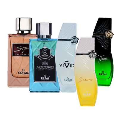 Coral Signature 5-in-1 Perfume Combo