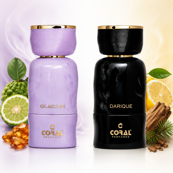 Coral Glacius & Darique Extrait De Parfum Luxury Combo Set | 100ml x 2