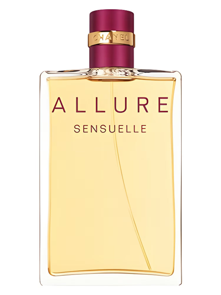 Chanel Allure Sensuelle women's Eau De Toilette 50ml bottle with elegant packaging and gold accents.