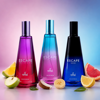3 in 1 Combo - ESCAPE INTENSE 100ML / ESCAPE NOIR 100ML / ESCAPE POUR FEMME 100ML