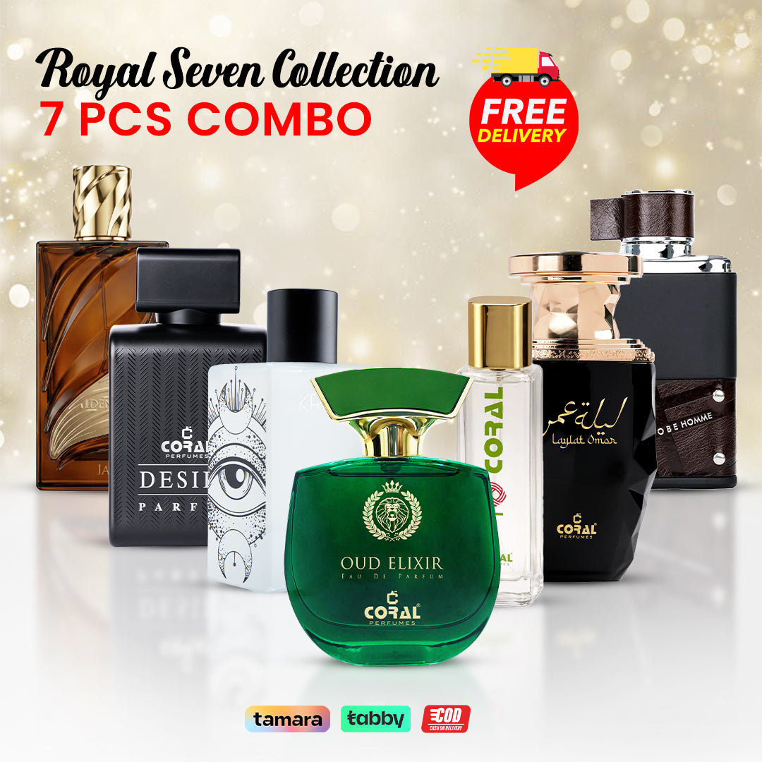 Royal Seven Collection – 7 Piece Luxury Perfume Combo