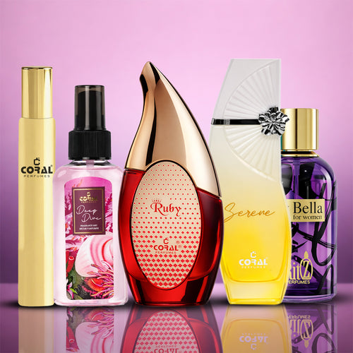 Her Signature Scent 5 Piece Combo by Coral Perfumes