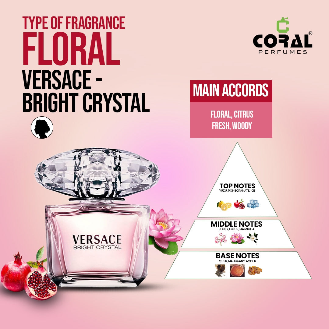 Versace Bright Crystal For Women EDT 50Ml