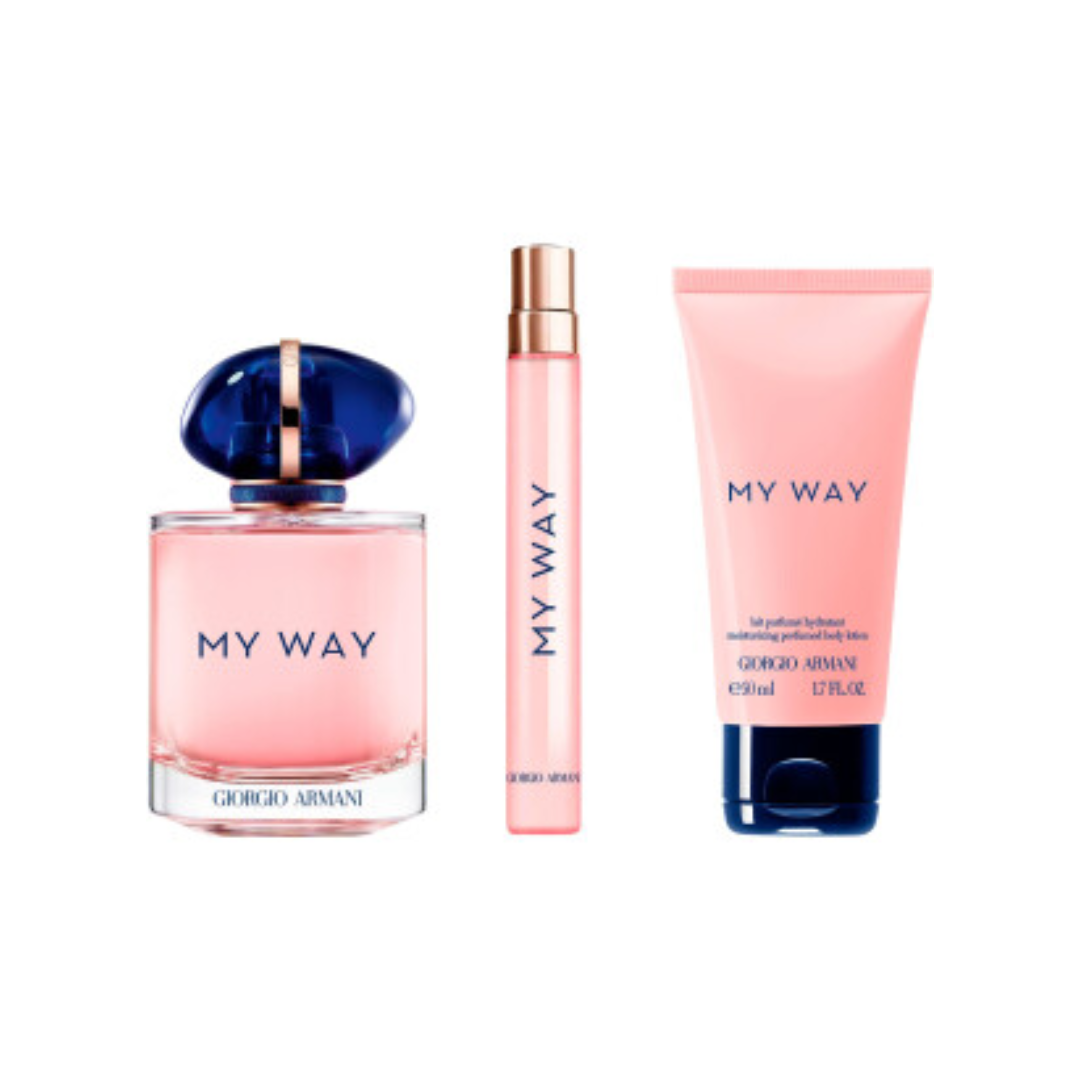 ARMANI MY WAY EDP 90ML + B/L 50ML + 10ML SET FOR WOMEN