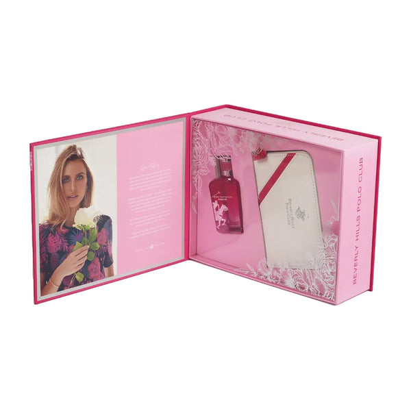 BEVERLY HILLS POLO CLUB PASSION EDP 100ML + WALLET SET FOR WOMEN