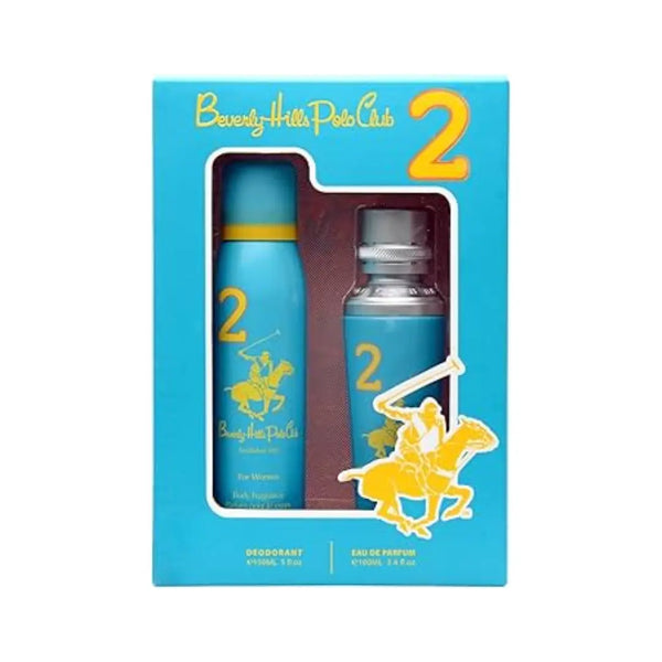 BEVERLY HILLS POLO SPORT CLUB NO.2 EDP 50ML+ DEODORANT 150 ML SET FOR WOMEN
