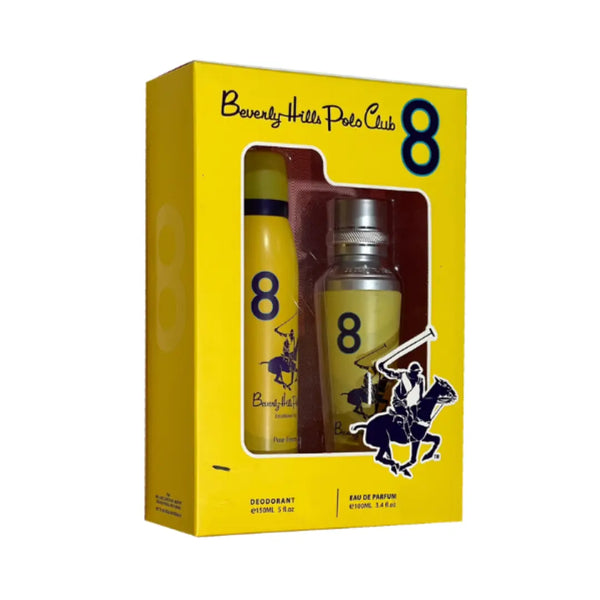 BEVERLY HILLS POLO SPORT CLUB NO.8 EDP 50ML+ DEODORANT 150 ML SET FOR WOMEN