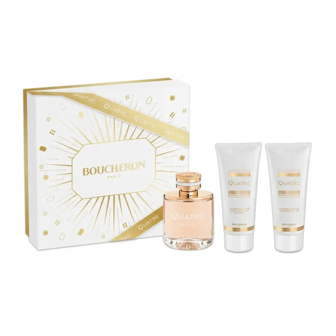 BOUCHERON QUATRE EDP 100ML+S/G100ML+B/L100ML SET FOR WOMEN