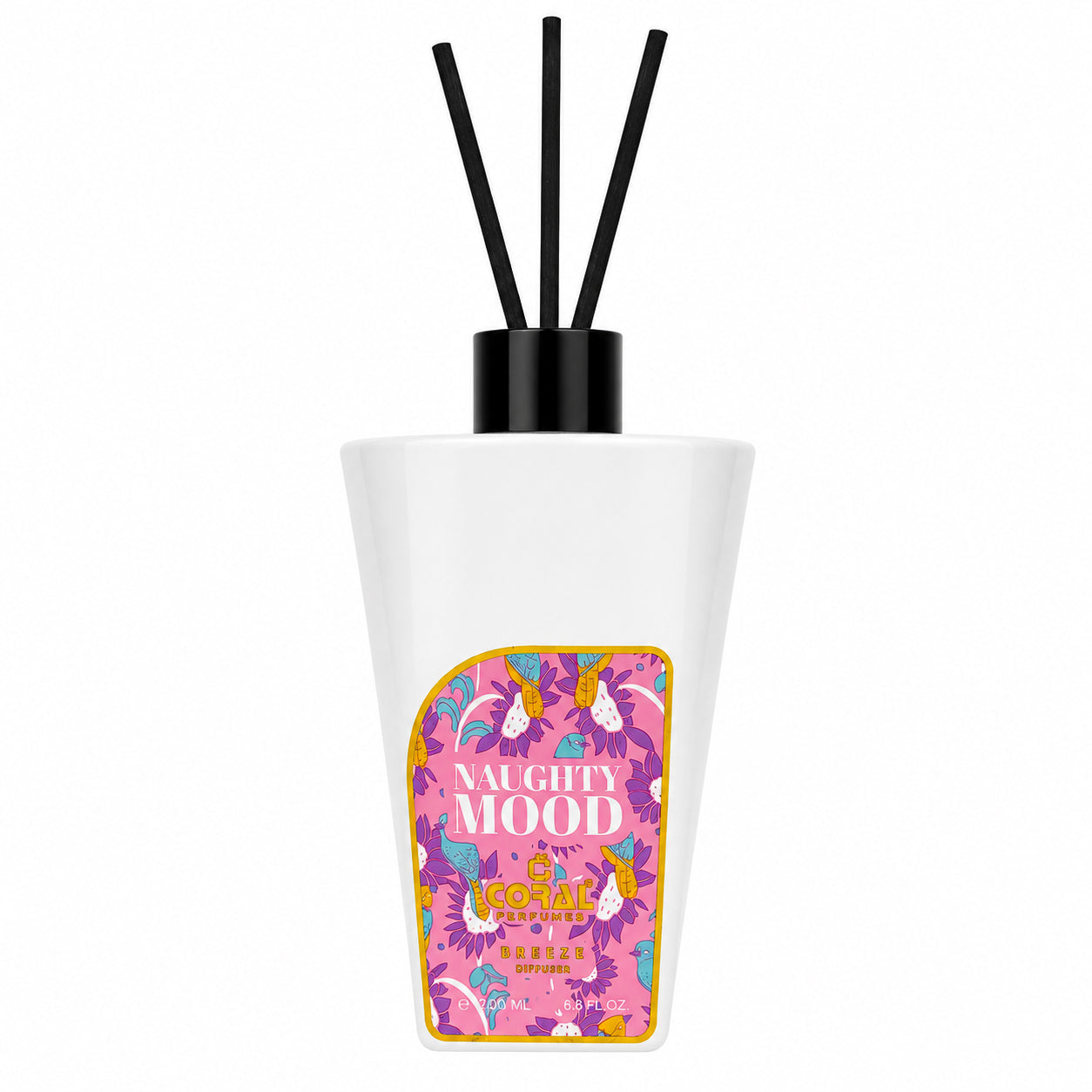 CORAL NAUGHTY MOOD CANDLE + DIFFUSER / 200 G + 200 ML SET