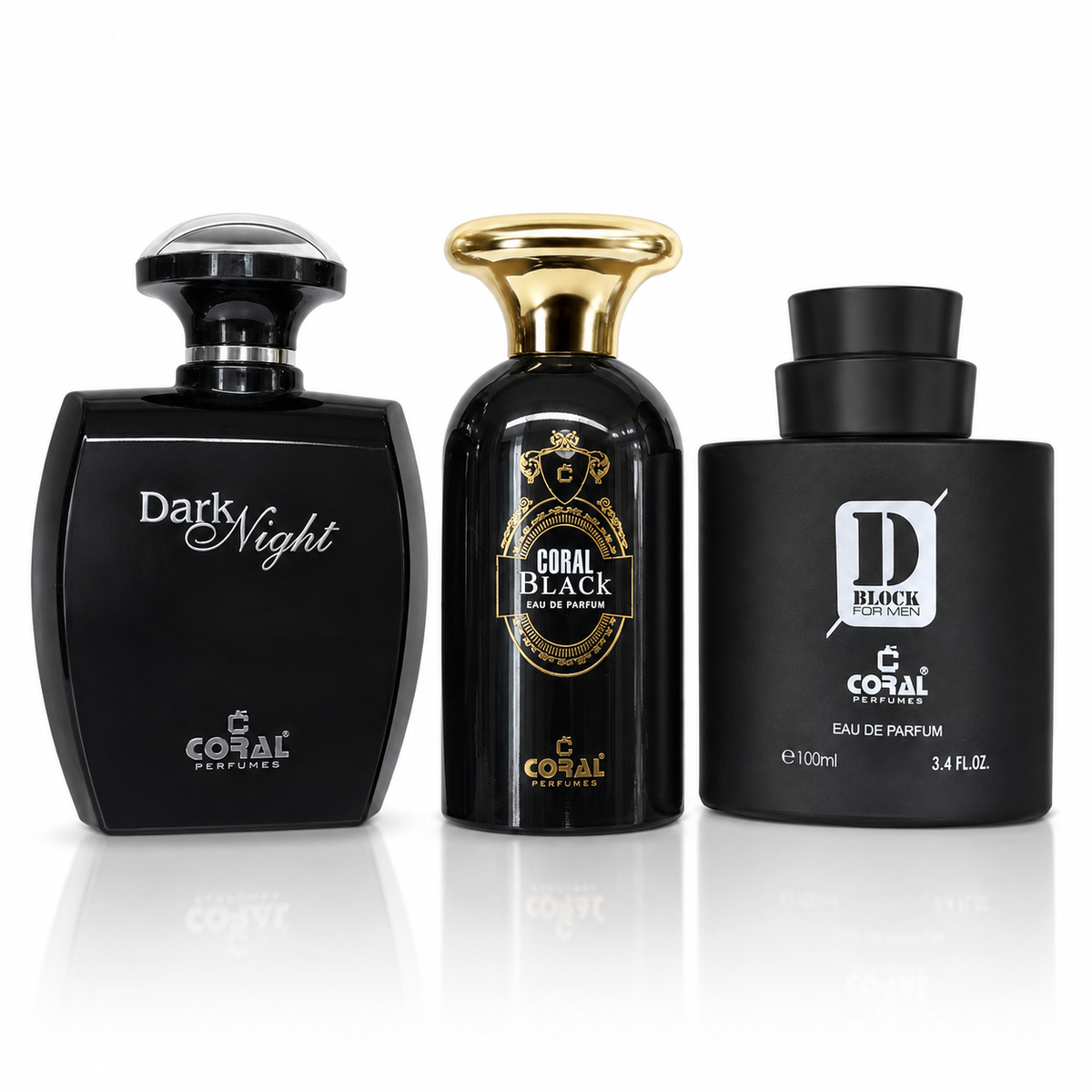 Coral Black Power Trio for Men & Women