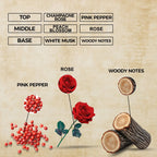 Velvet Rose Night Perfume Oil | Inspired By 212 Vip Rose Red For Women