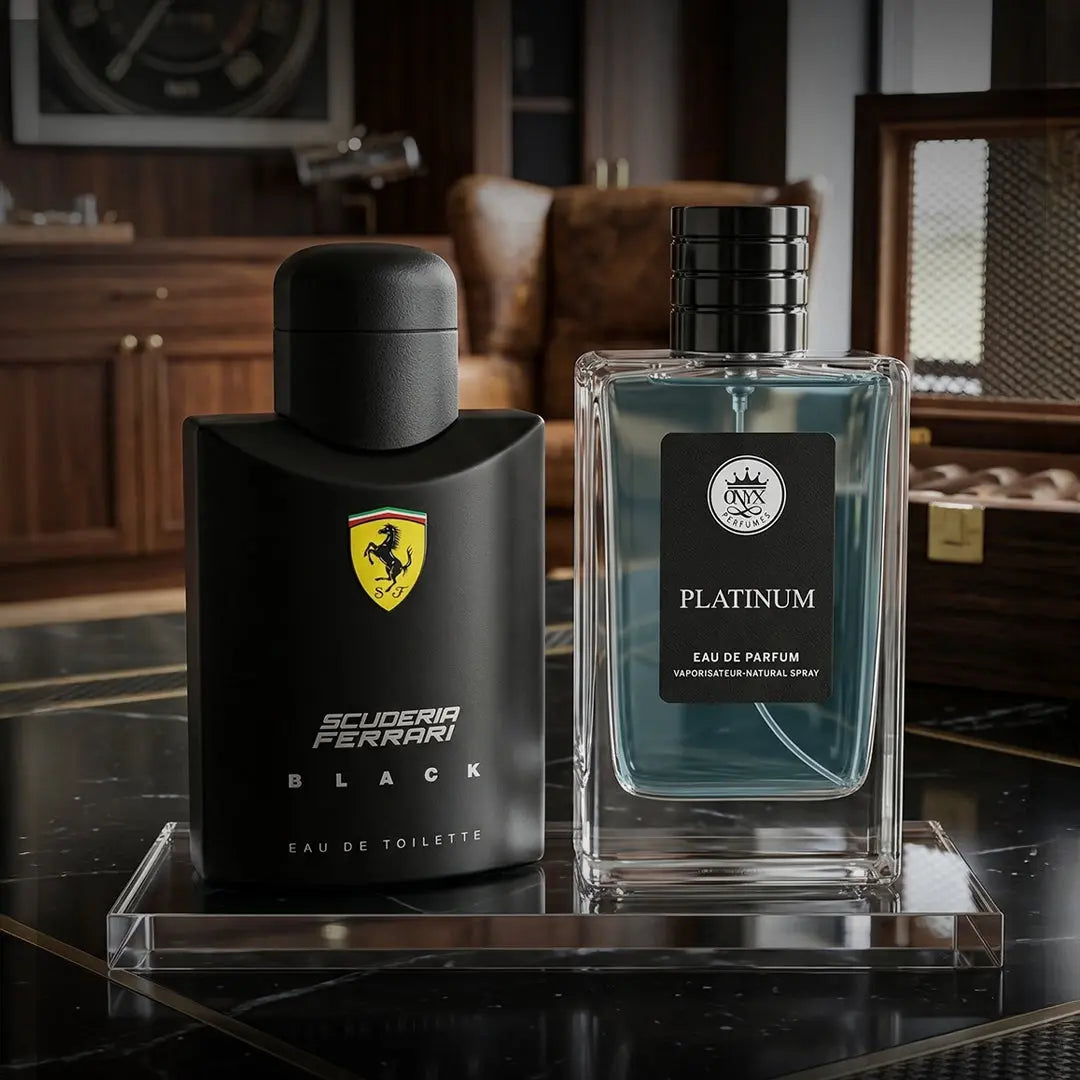 ferrari scuderia black m edt 125ml platinum edp 100 ml onyx combo set