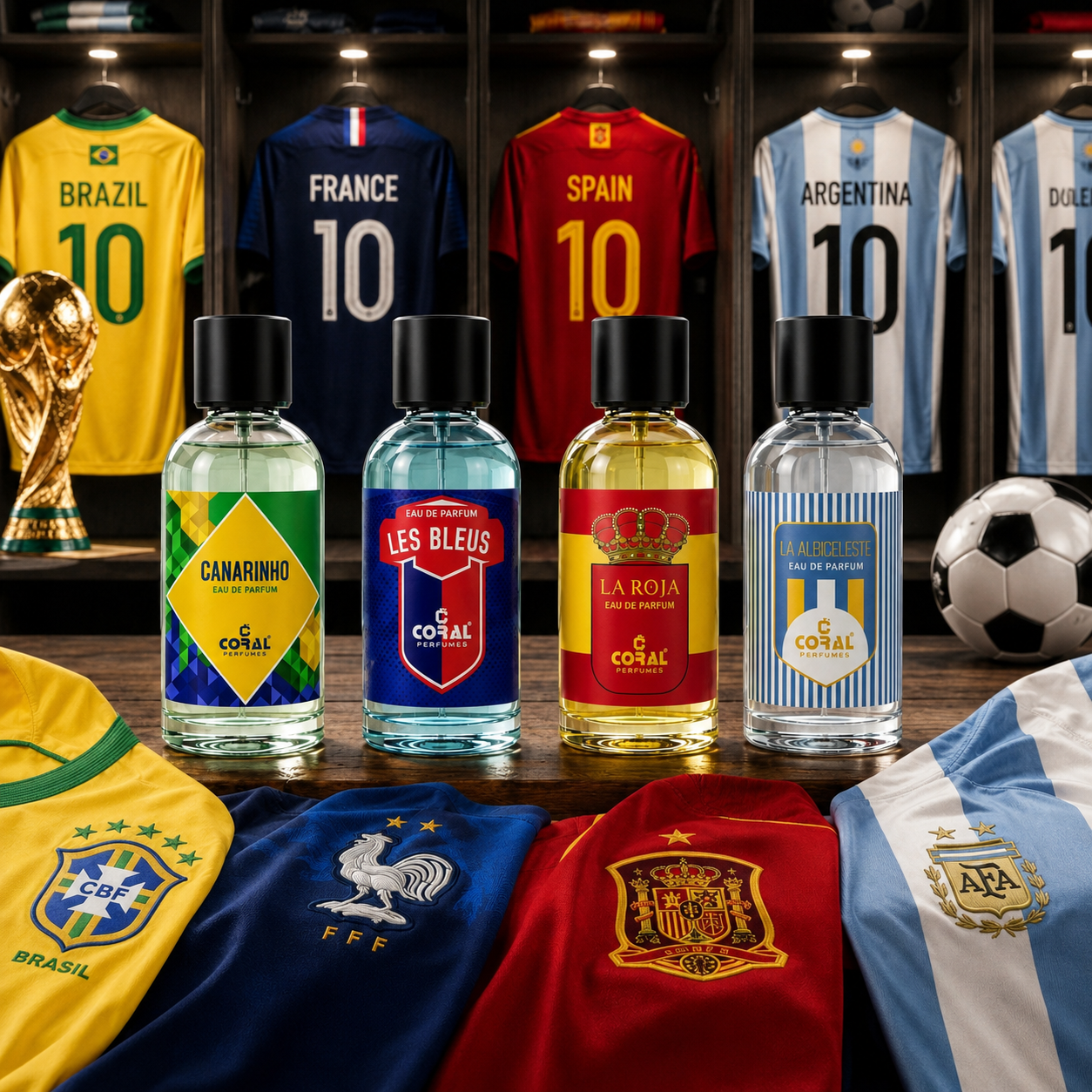 CORAL FOOTBALL LEGENDS COLLECTION – 4 PCS COMBO