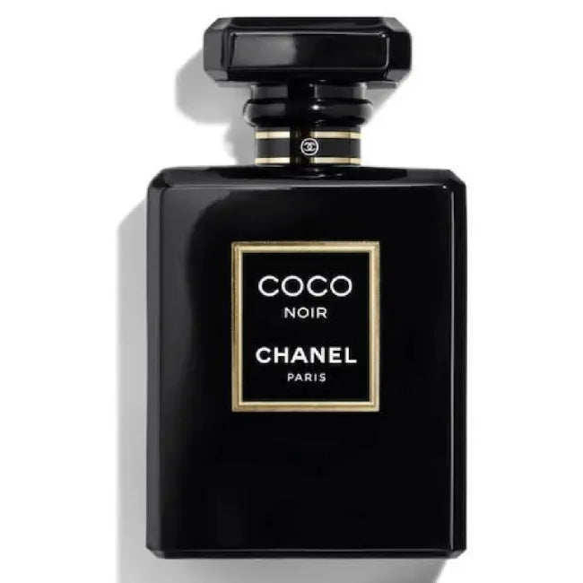 Chanel Coco Noir Eau de Parfum for women, 100ml bottle, elegant black packaging, featuring floral and citrus notes.