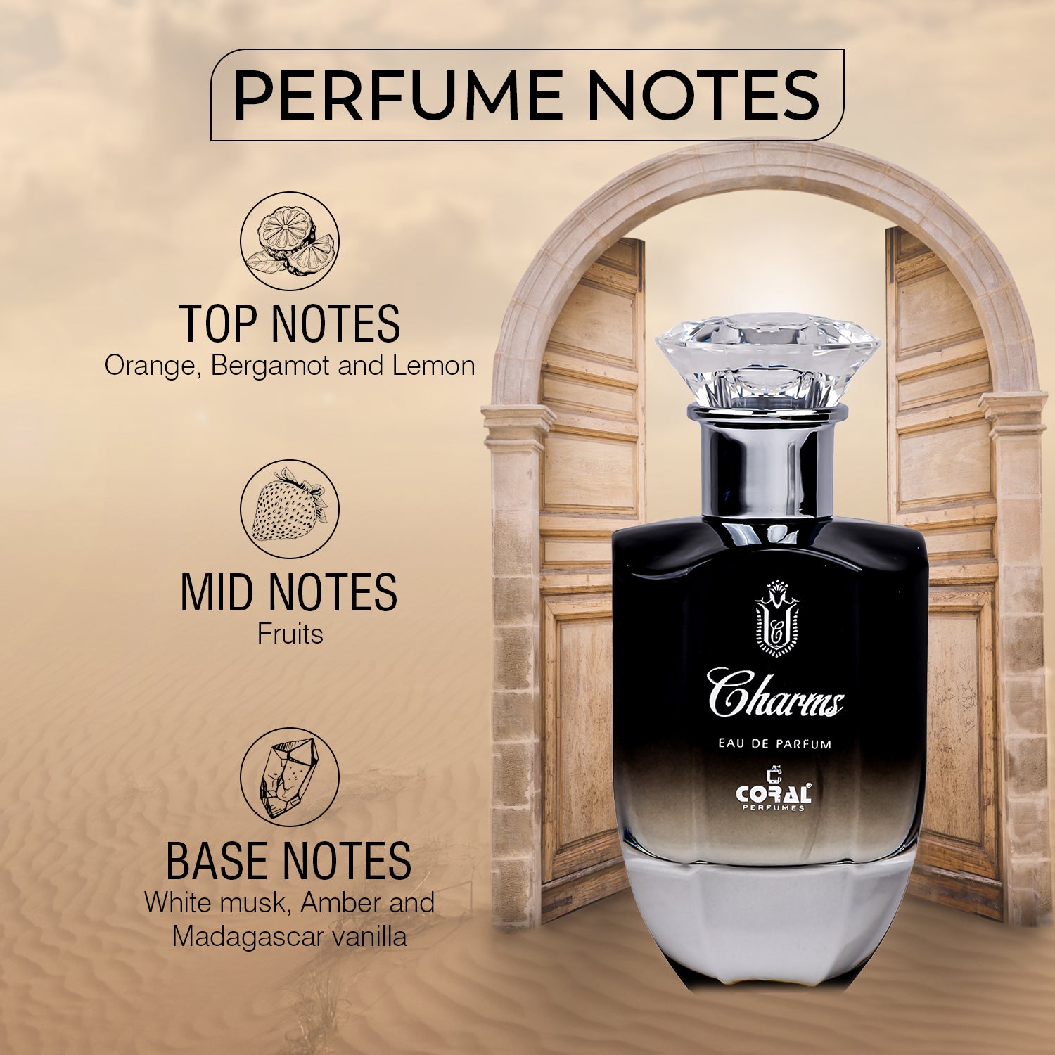 Coral Charms For Unisex EDP 100ml