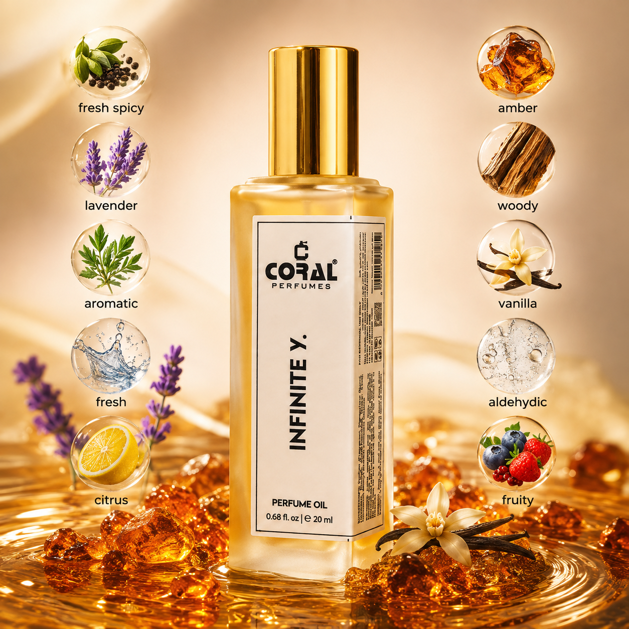 Coral Infinite Y. Perfume Oil 20 ML Inspired By YSL Y