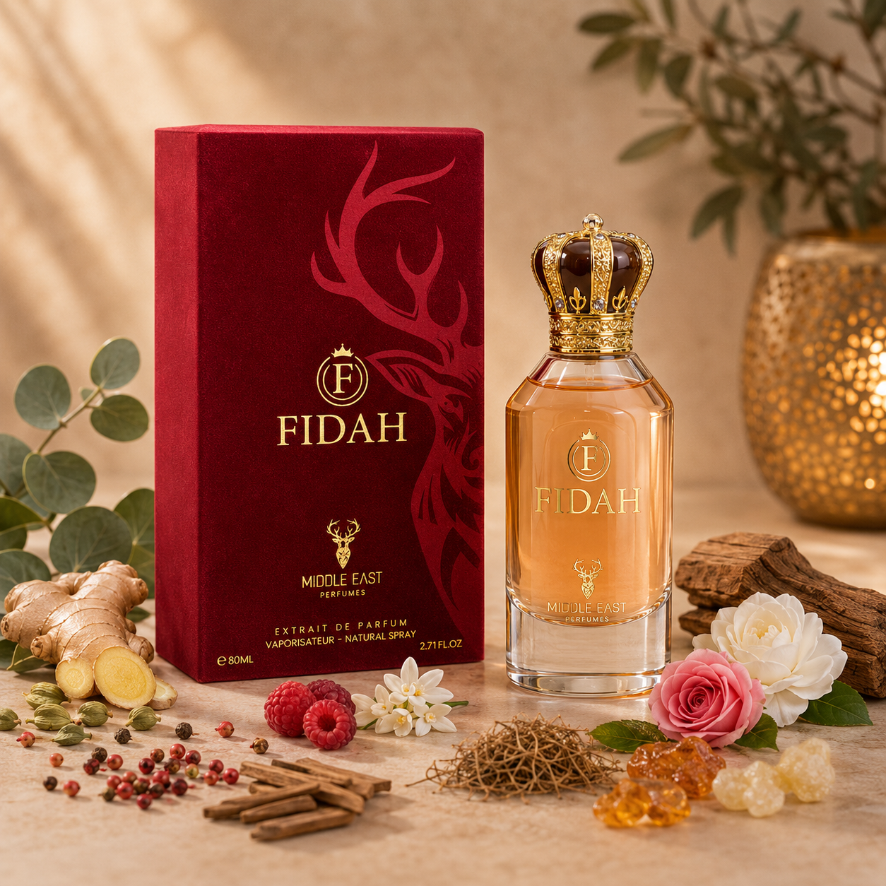 Middle East Fidah For Unisex Extrait De Parfum 80ml