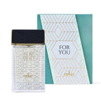 Coral For You Women Eau De Parfum 55ml from Bin Kamal Perfumes, featuring a pink floral box and elegant glass bottle.