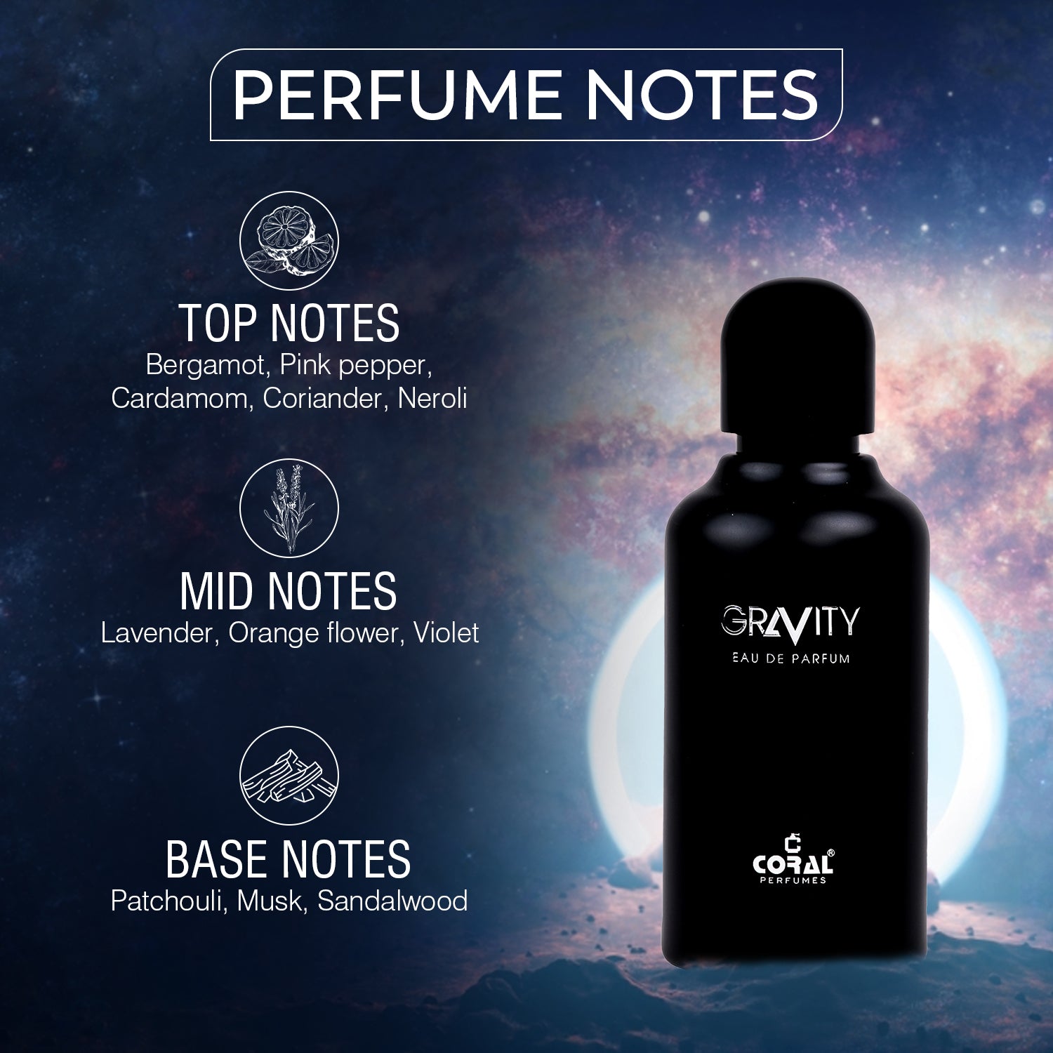 Coral Gravity For Men EDP 100ml