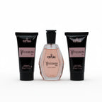 Coral Mysterious Doe Pour Femme Gift Set for Women – 50 ml EDP Fragrance + 50 ml Body Lotion + 50 ml Shower Gel