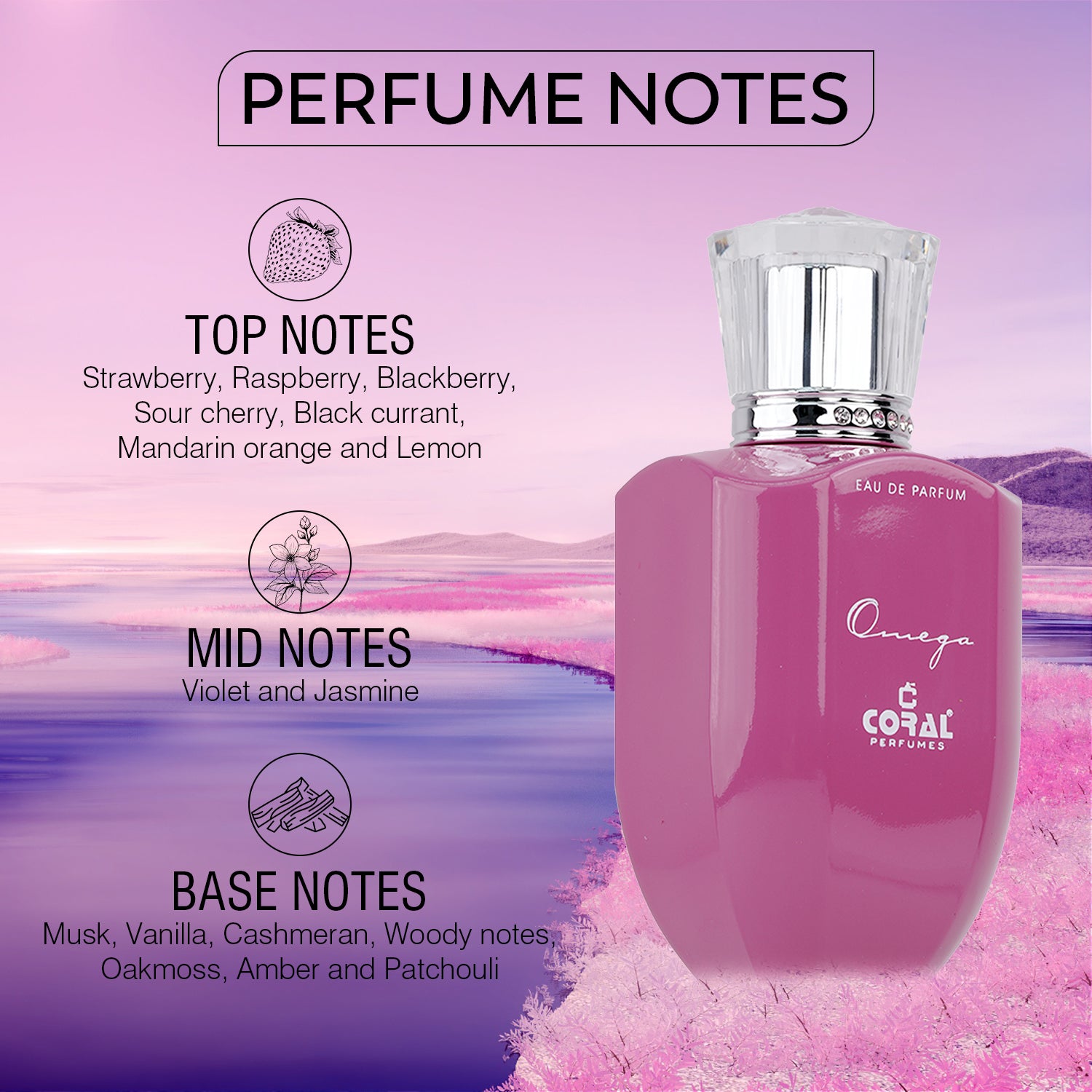 Coral Omega For Women EDP 100ML