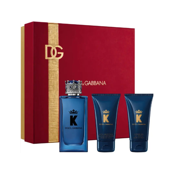 DOLCE & GABBANA K EDP 100ML+SG 50ML+AS 50ML SET FOR MEN