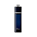 Dior Addict Eau de Parfum for women in a 100ml bottle, featuring a sleek glass design with a gold cap.