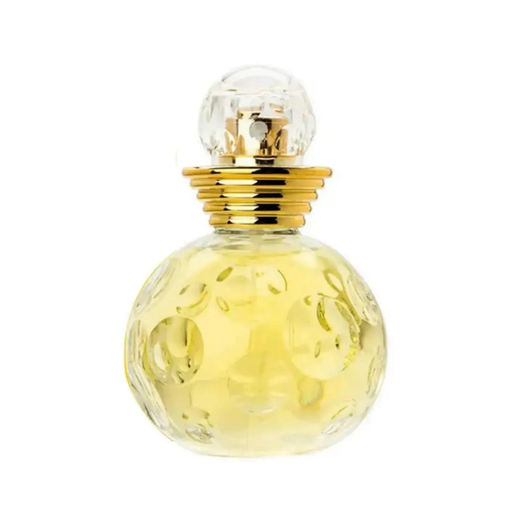 Dior Dolce Vita EDT for women in 100ML bottle, elegant glass perfume bottle with floral and citrus accents.