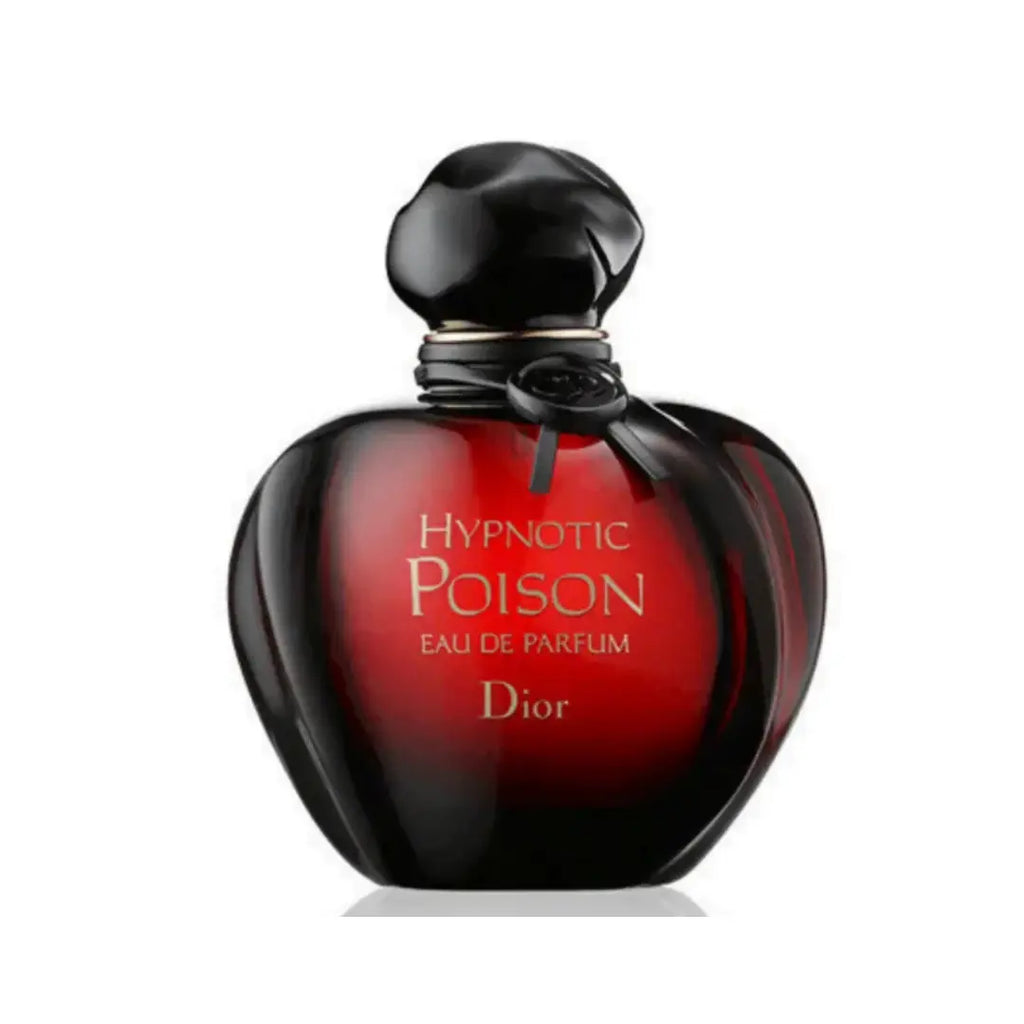 Dior Hypnotic Poison Eau de Parfum for women, 100ML bottle, elegant glass container with dark liquid fragrance.