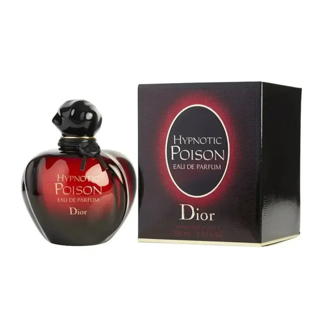 Dior Hypnotic Poison Eau de Parfum for women in a 100ml bottle, featuring elegant packaging and fragrance details.