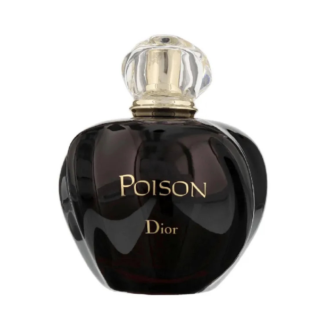 Dior Poison for Women Eau De Toilette 100ML bottle with elegant packaging, showcasing the luxurious fragrance design.