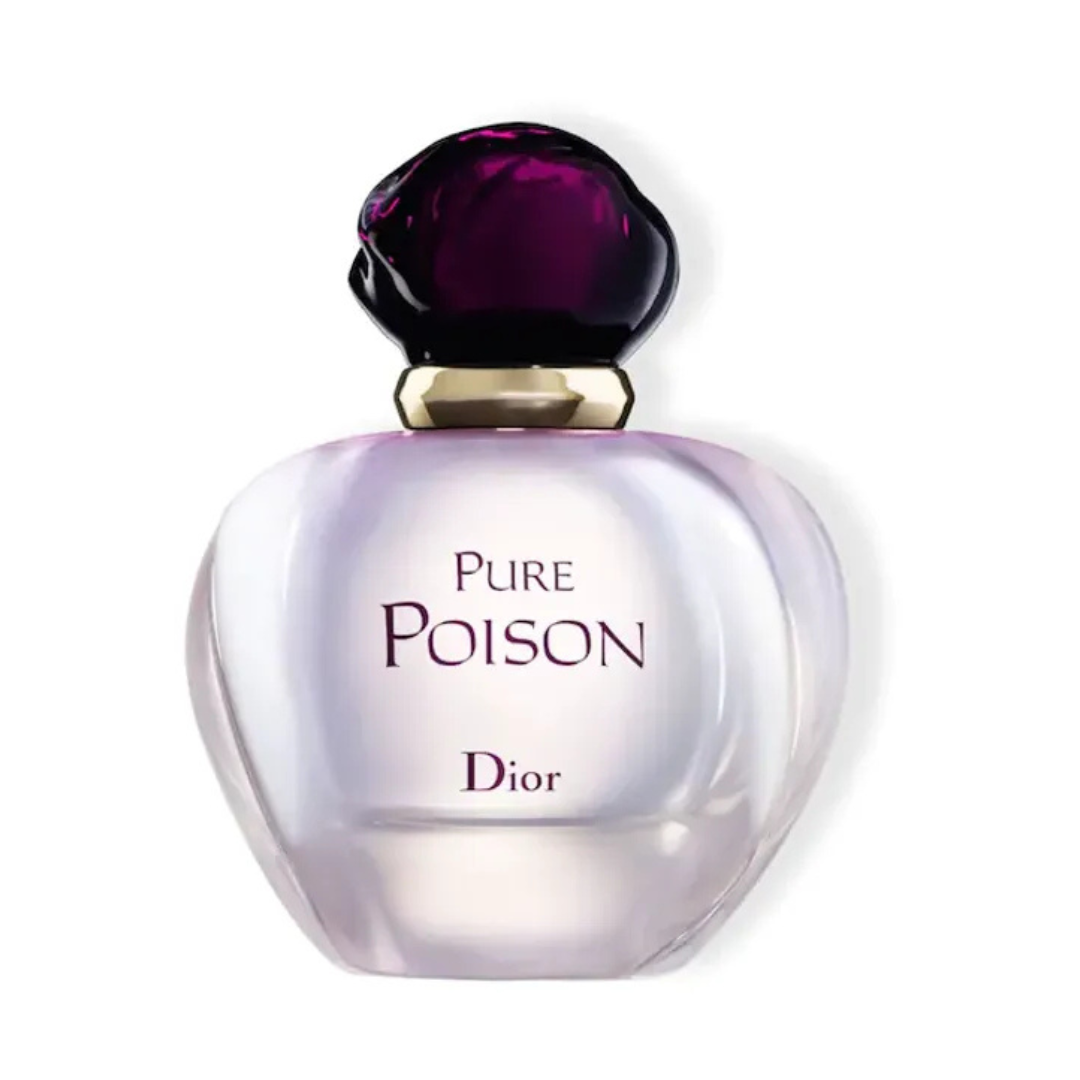 Dior Pure Poison Eau de Parfum for women in a 100ML bottle, showcasing the elegant perfume design and packaging.