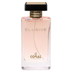 Bin Kamal Coral Elusive Women’s EDP bottle, 75ml, with elegant floral and fruity fragrance design.