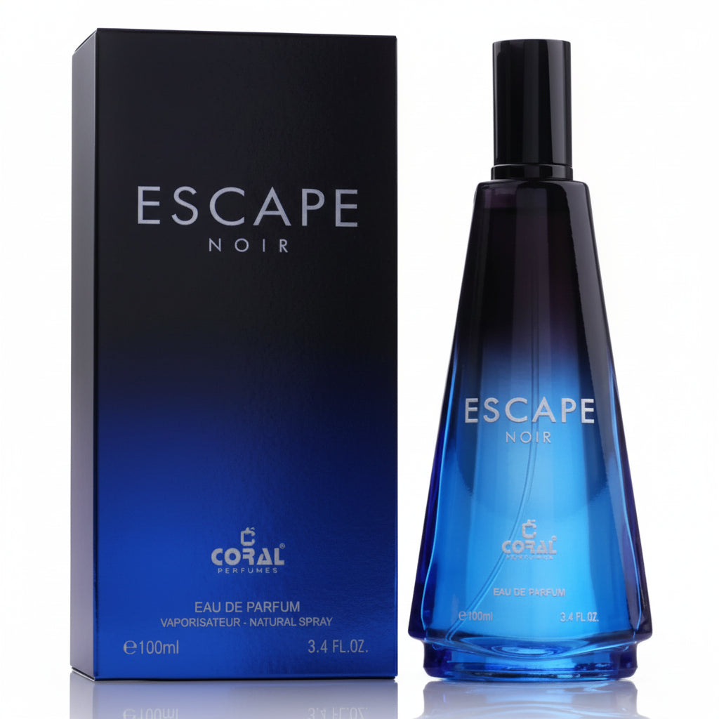 Coral Escape Pour Femme, Escape Intense, Escape Noir For Men & Women EDP Set 3 x 100ml
