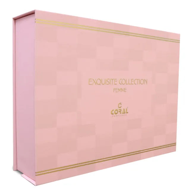 Coral Exquisite Femme Collection EDP Gift Set for Women – 4 × 45ml
