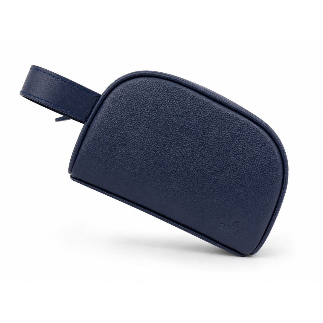 Coral Travel Kit Genuine Leather - STKS001 Blue