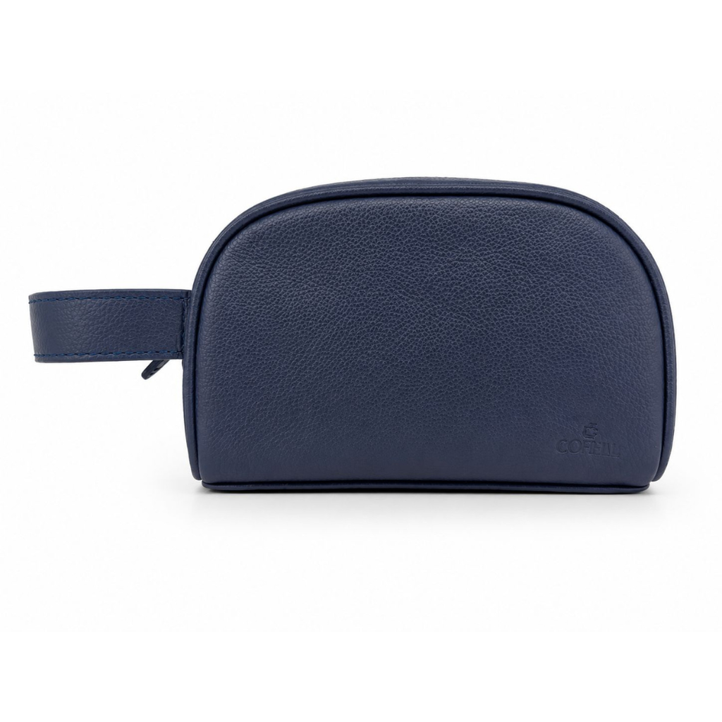 Coral Travel Kit Genuine Leather - STKS001 Blue