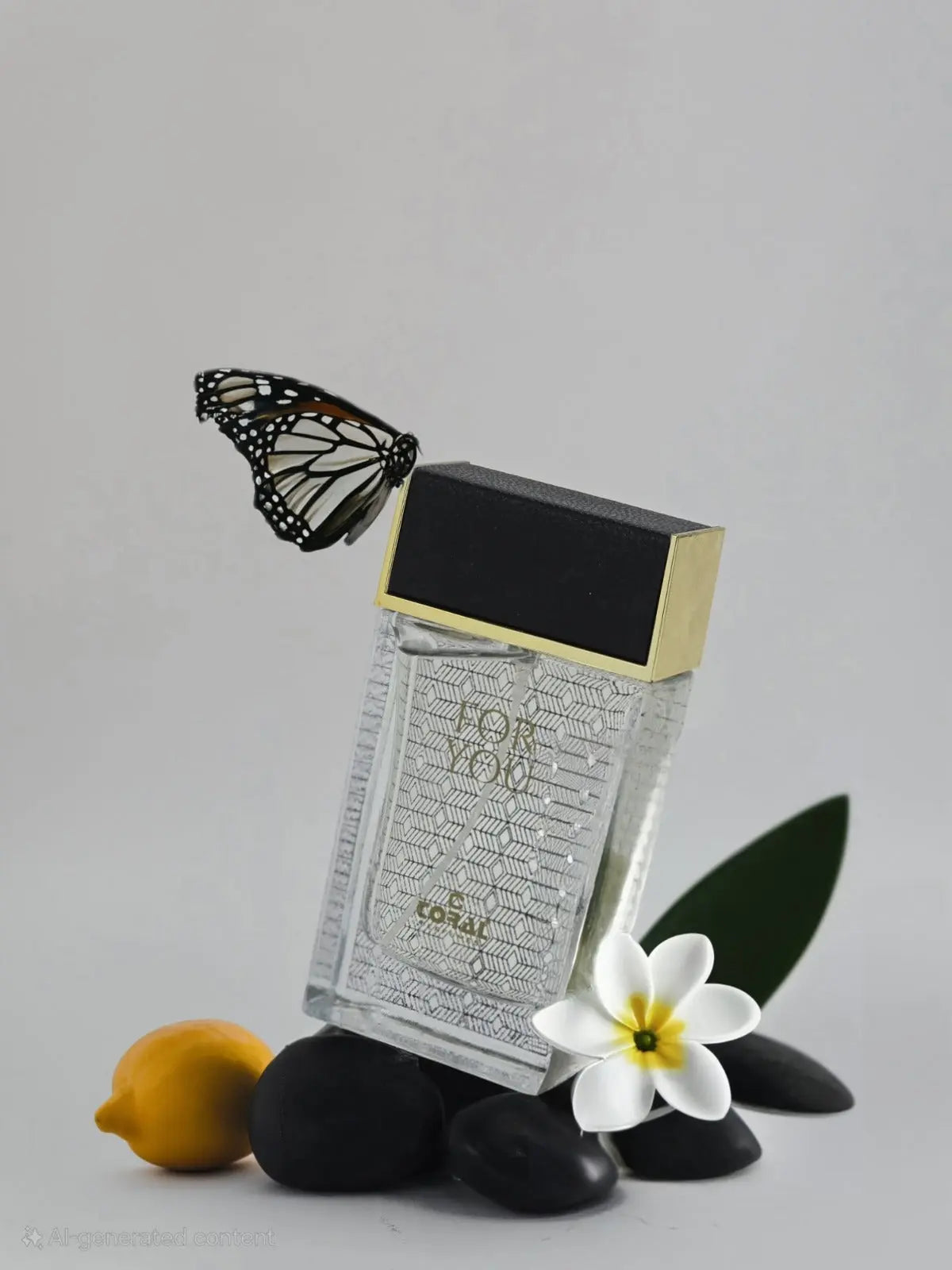 Coral For You Men Eau De Parfum by Bin Kamal Perfumes in a 55ml bottle, featuring a sleek design and elegant fragrance.