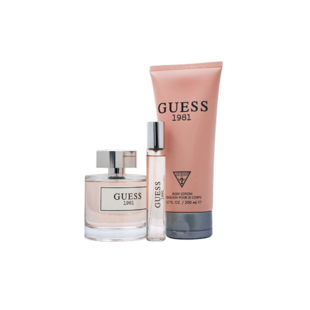 GUESS 1981 EDT 100ML +200ML+15ML SET FOR WOMEN