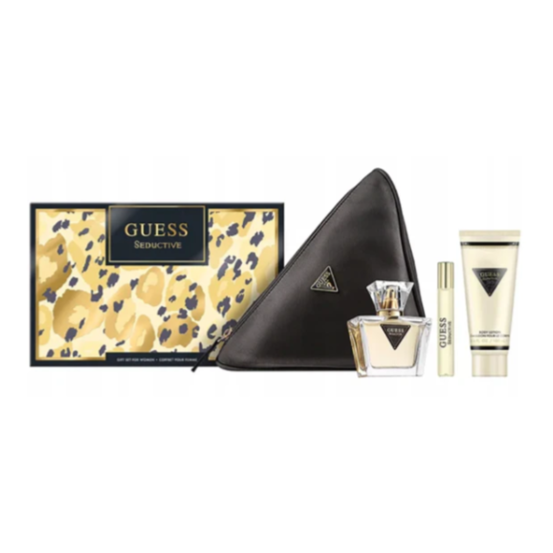GUESS SEDUCTIVE EDT 75 ML SET + POUCH FOR WOMEN