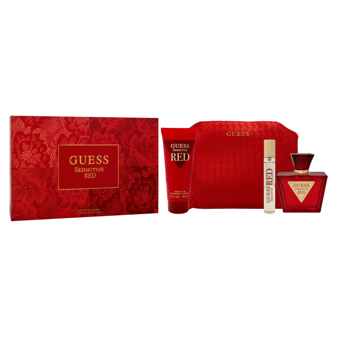 GUESS SEDUCTIVE RED 75ML +15ML+B/L+POUCH FOR WOMEN