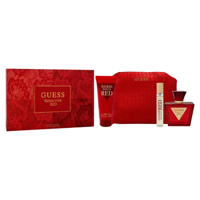 GUESS SEDUCTIVE RED 75ML +15ML+B/L+POUCH FOR WOMEN