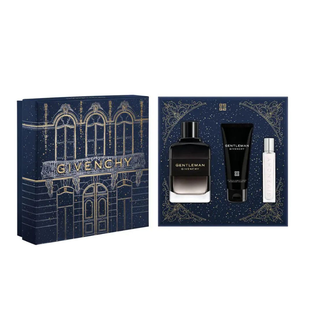 GIVENCHY GENTLEMAN BOISEE EDP 100ML+75ML GEL+12.5ML TRAVEL SPRAY SET