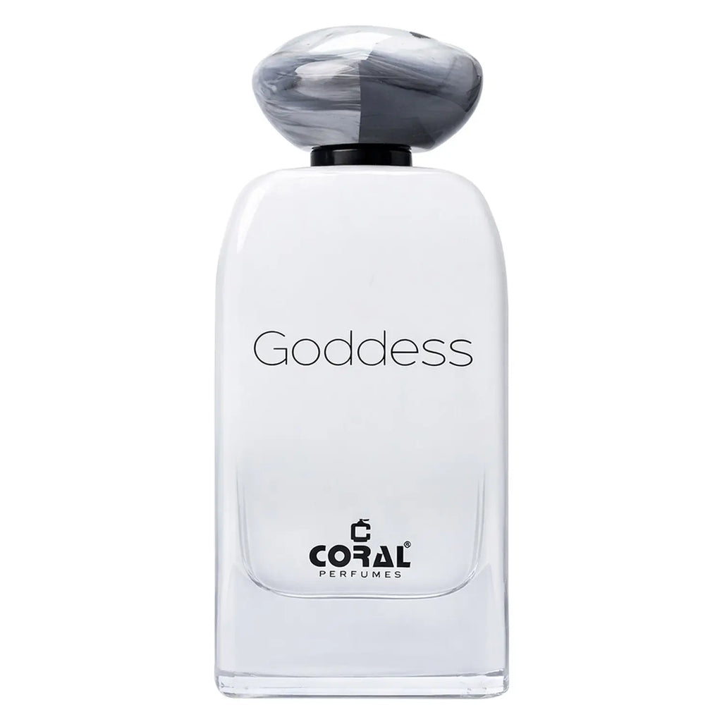Coral Goddess women’s 100ml Eau de Parfum by Bin Kamal Perfumes, featuring a stylish bottle with a coral-colored design.