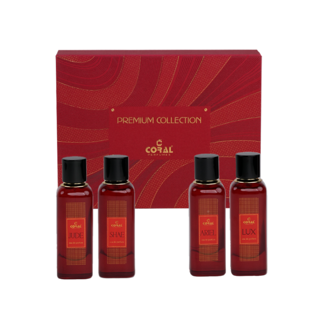 Premium Collection Femme Edp / Coral / 45 Ml X 4 / Set / Red
