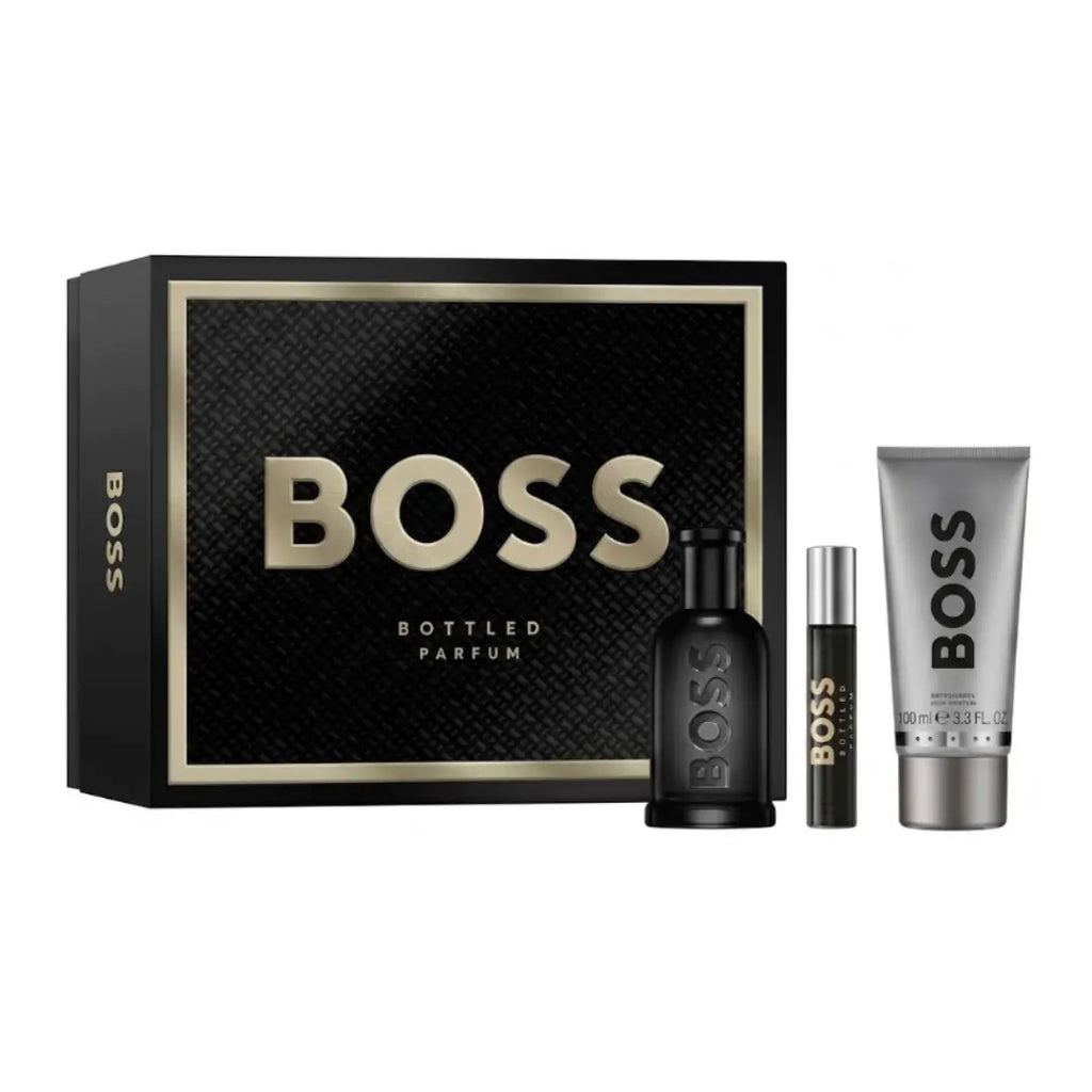 HUGO BOSS BOTTLED PARFUM 100ML + SG 100 ML + 10 ml SET FOR MEN