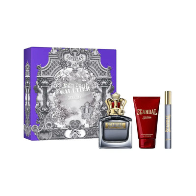 JPG SCANDAL POUR HOMME 100ML + SG 75 +10 ML EDT SET FOR MEN