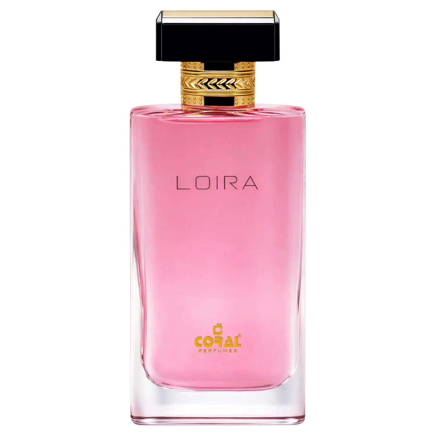 Coral Loira Women EDP perfume by Bin Kamal Perfumes, 75ml bottle with elegant floral design and coral accents.