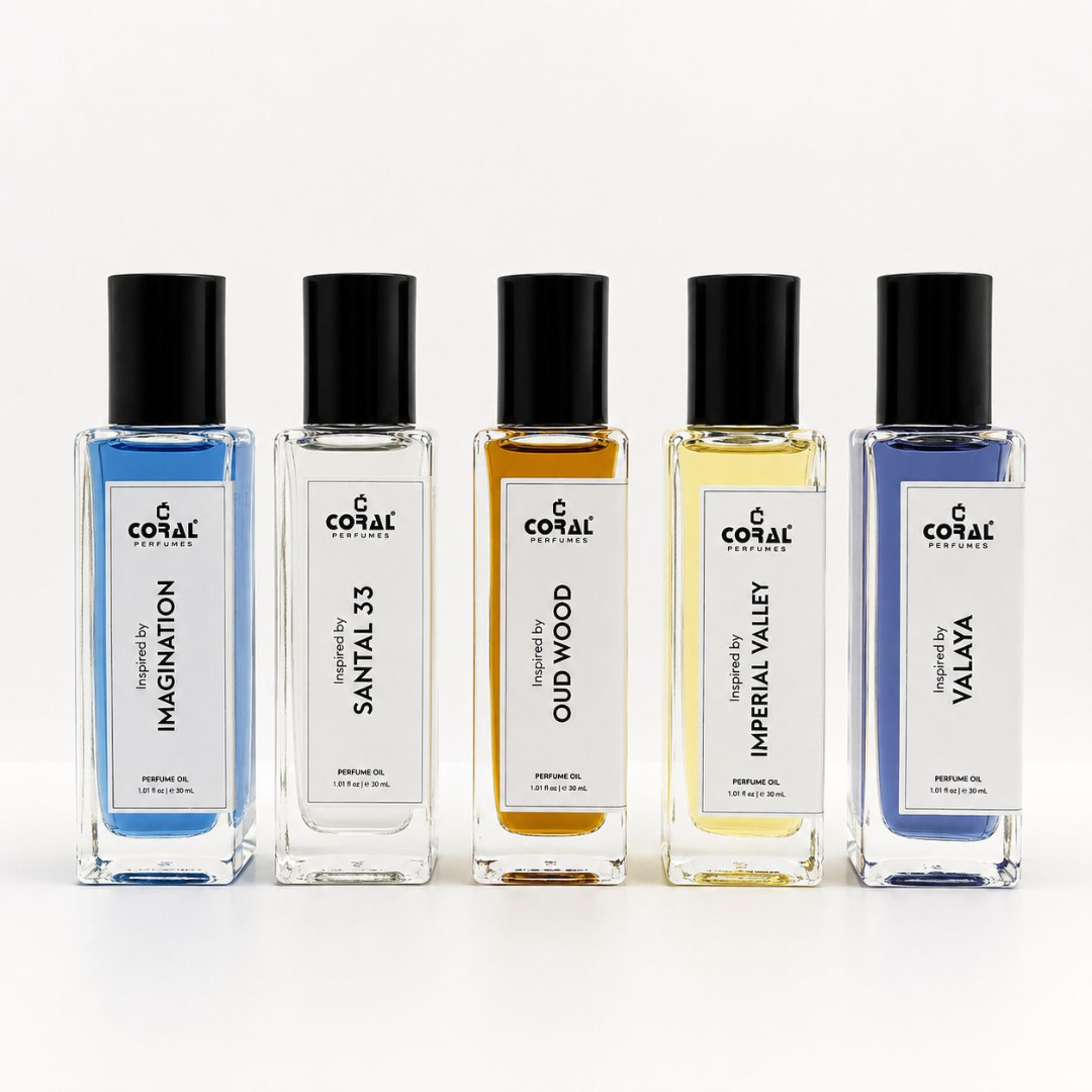 Premium Oil Combo - 30ml x 5 Perfume Oils Set